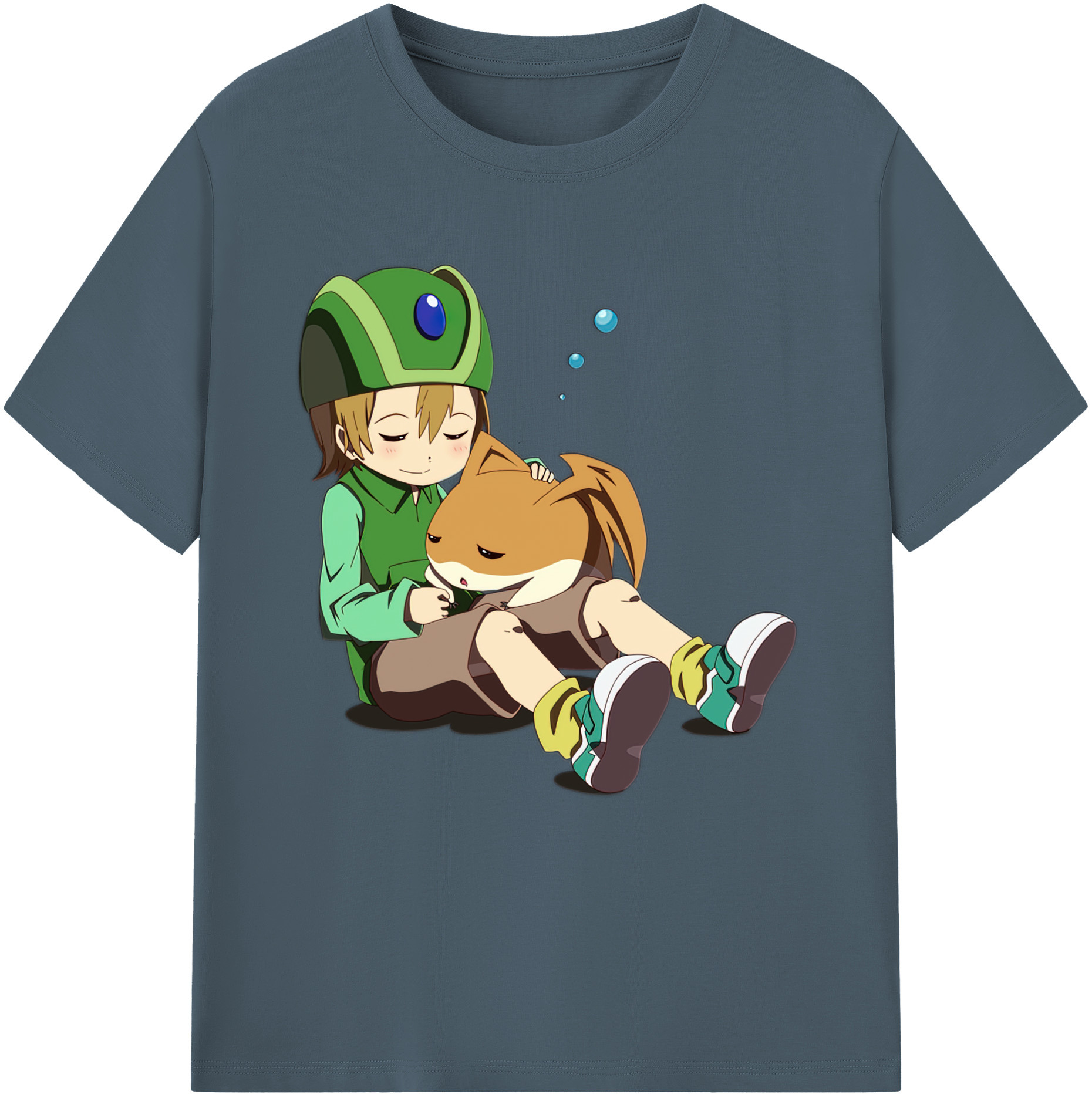 （画像用） Digimon デジタルモンスター/デジモン 綿100％半袖Tシャツ（フロントプリント）
